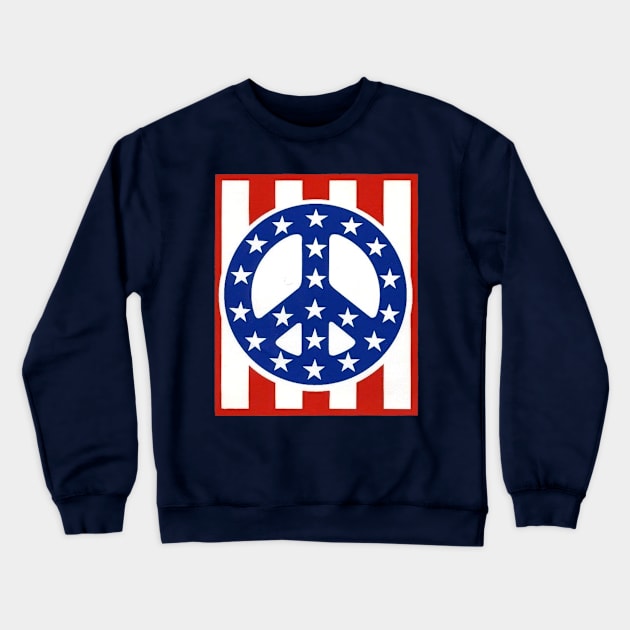 Peace in America Vintage Crewneck Sweatshirt by Hilda74